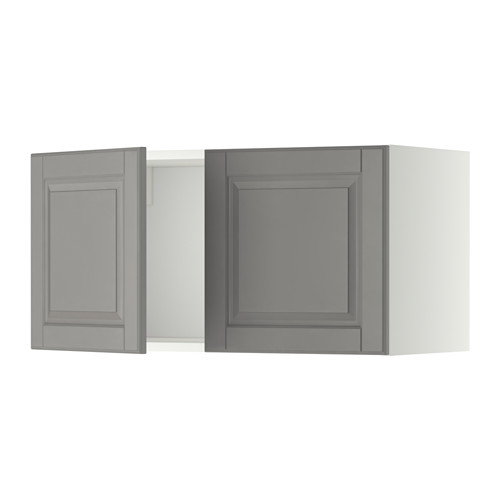 METOD - wall cabinet with 2 doors, white/Bodbyn grey | IKEA Taiwan Online - PE357279_S4