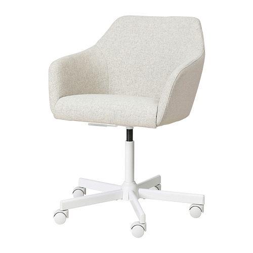 TOSSBERG/MALSKÄR - 旋轉椅, Gunnared 米色/白色 | IKEA 線上購物 - PE904812_S4