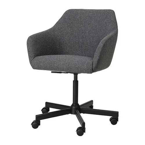 TOSSBERG/MALSKÄR - 旋轉椅, Gunnared 深灰色/黑色 | IKEA 線上購物 - PE904817_S4