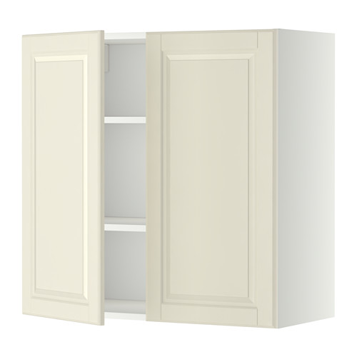 METOD wall cabinet with shelves/2 doors