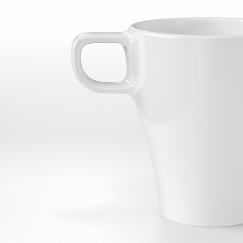 FÄRGRIK - 馬克杯, 半瓷 白色 | IKEA 線上購物 - PE609195_S4