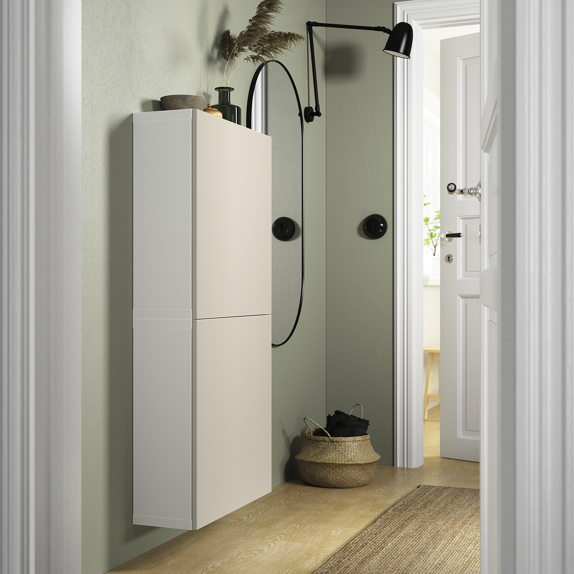 BESTÅ wall cabinet with 2 doors