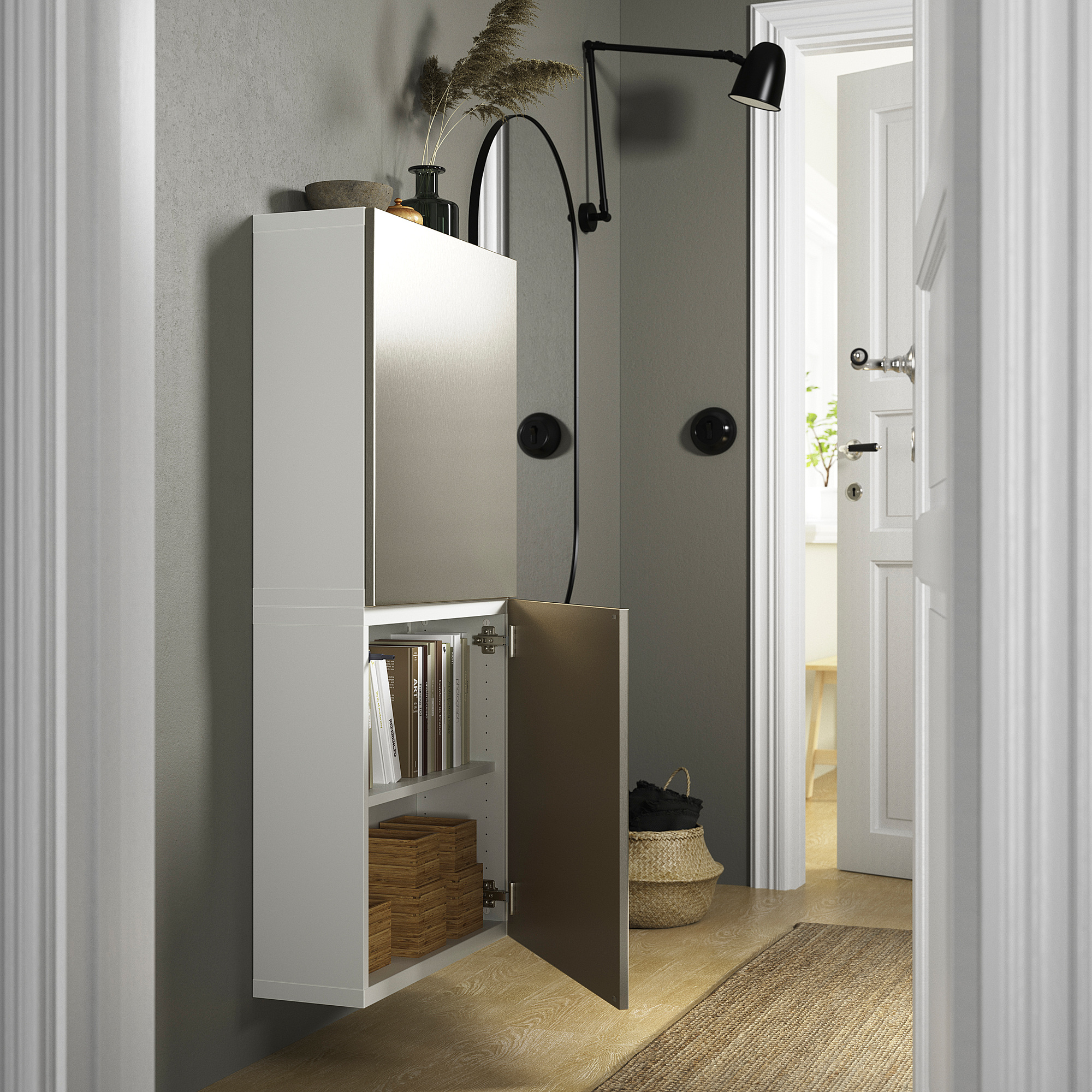 BESTÅ wall cabinet with 2 doors