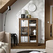 TONSTAD cabinet with sliding glass doors