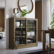 TONSTAD cabinet with sliding glass doors