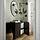 BESTÅ - wall-mounted cabinet combination, black-brown/Hanviken black-brown | IKEA Taiwan Online - PE824206_S1