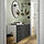 BESTÅ - wall-mounted cabinet combination, white Bergsviken/black marble effect | IKEA Taiwan Online - PE824211_S1