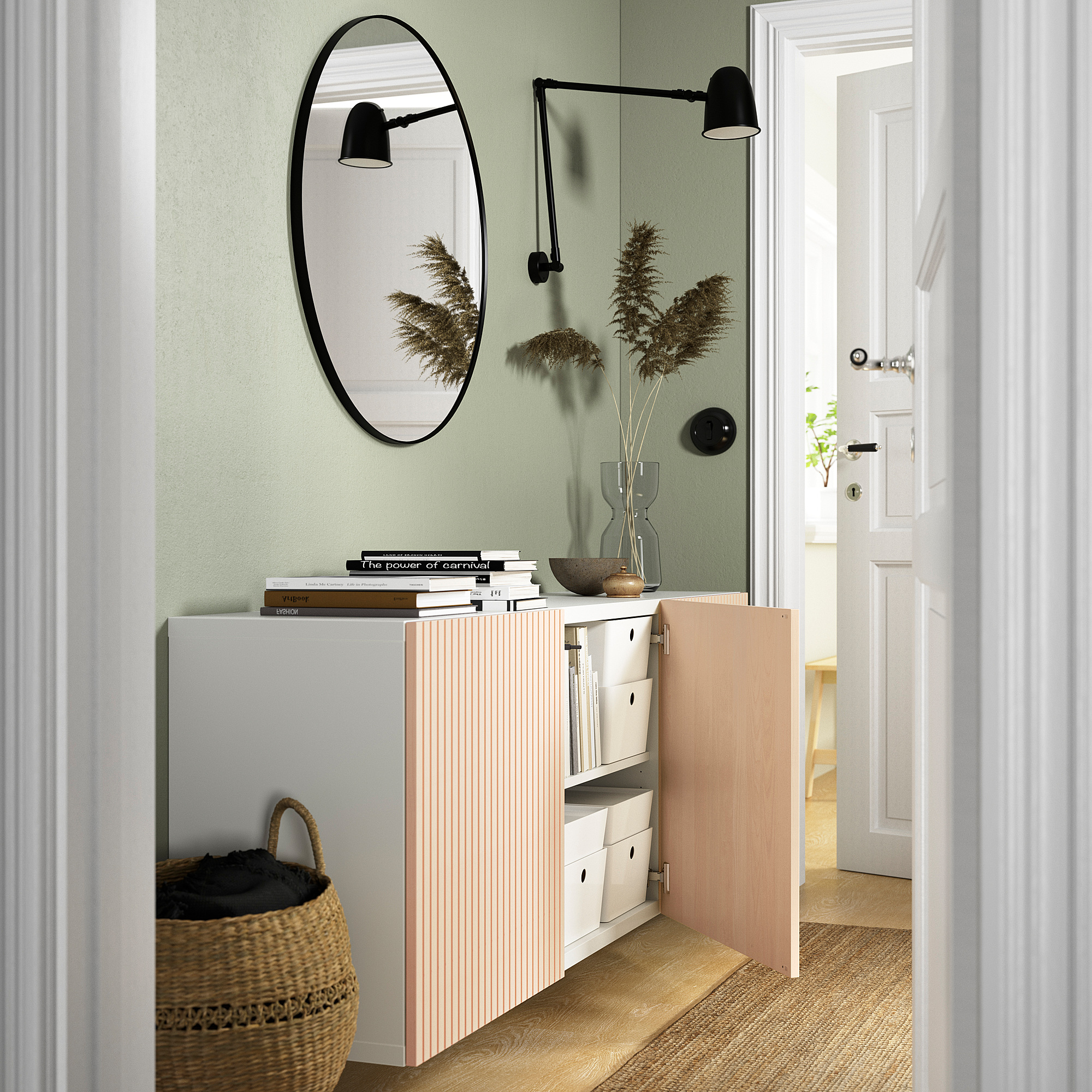 BESTÅ wall-mounted cabinet combination