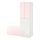 SMÅSTAD - wardrobe with pull-out unit, white pale pink/with storage bench | IKEA Taiwan Online - PE866116_S1