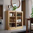TONSTAD cabinet with sliding glass doors