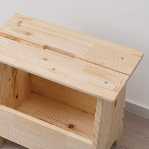 PERJOHAN stool with storage