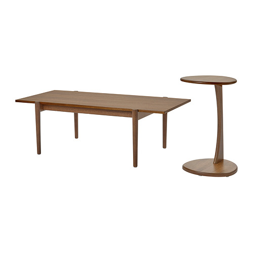 UGGLERUM coffee table/side table, set of 2