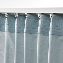 HILJA - 窗簾 2件裝, 白色 | IKEA 線上購物 - PE693352_S3