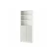 BILLY/HÖGBO bookcase with glass doors