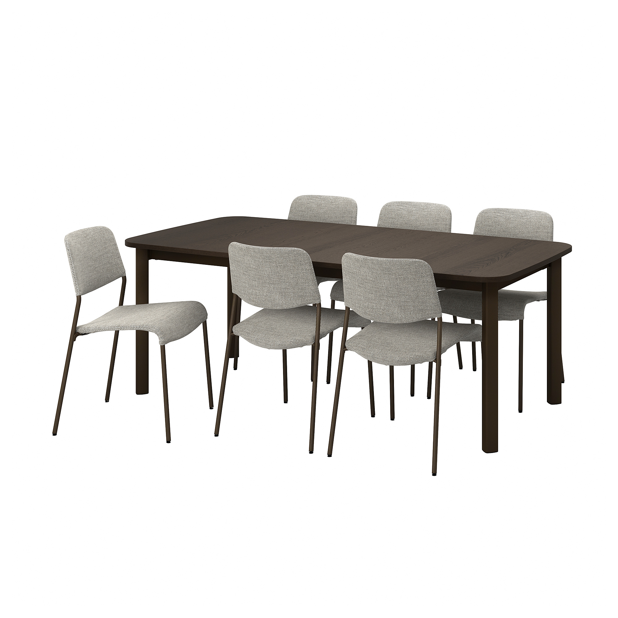 STRANDTORP/UDMUND table and 6 chairs