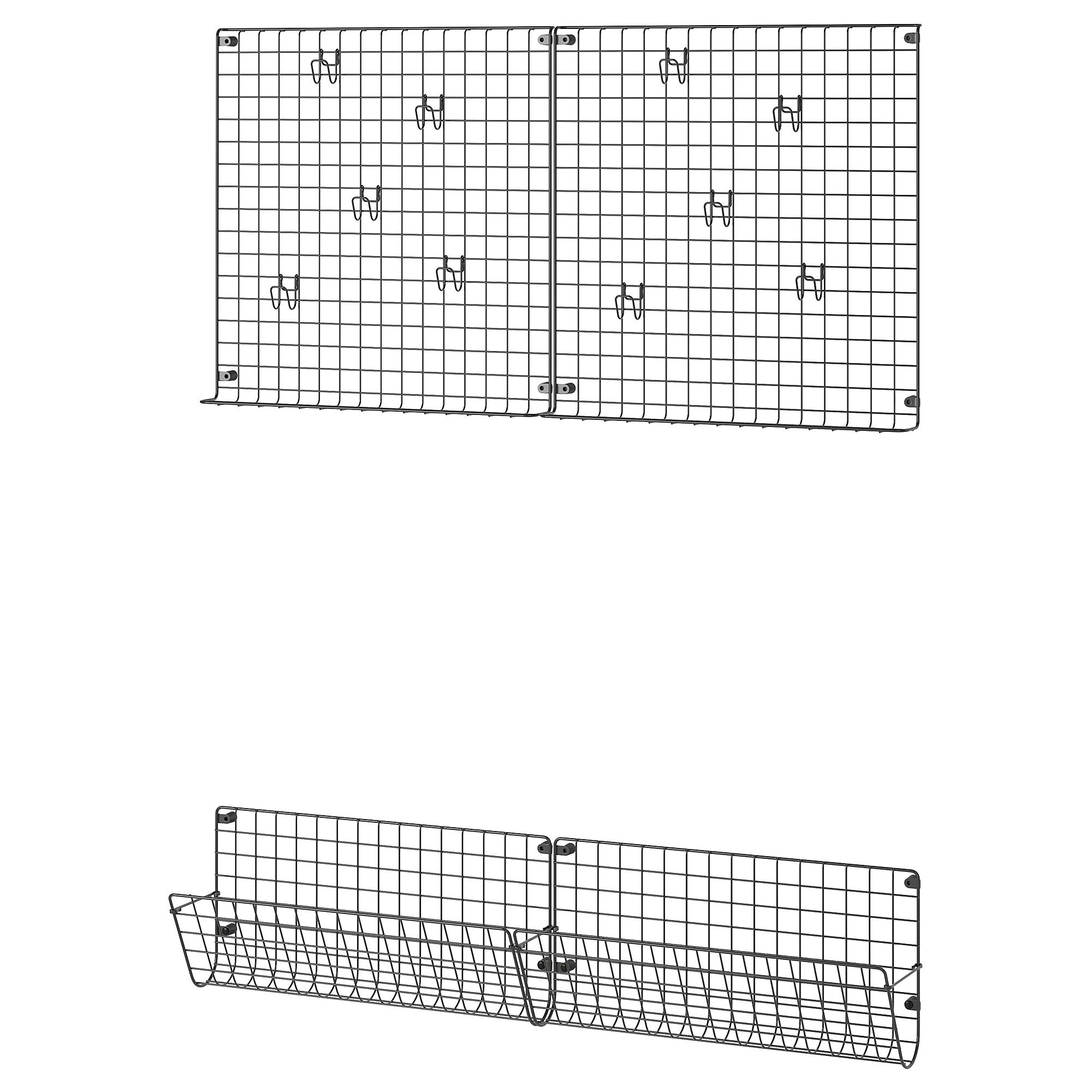 GREJIG hallway furniture, set of 4