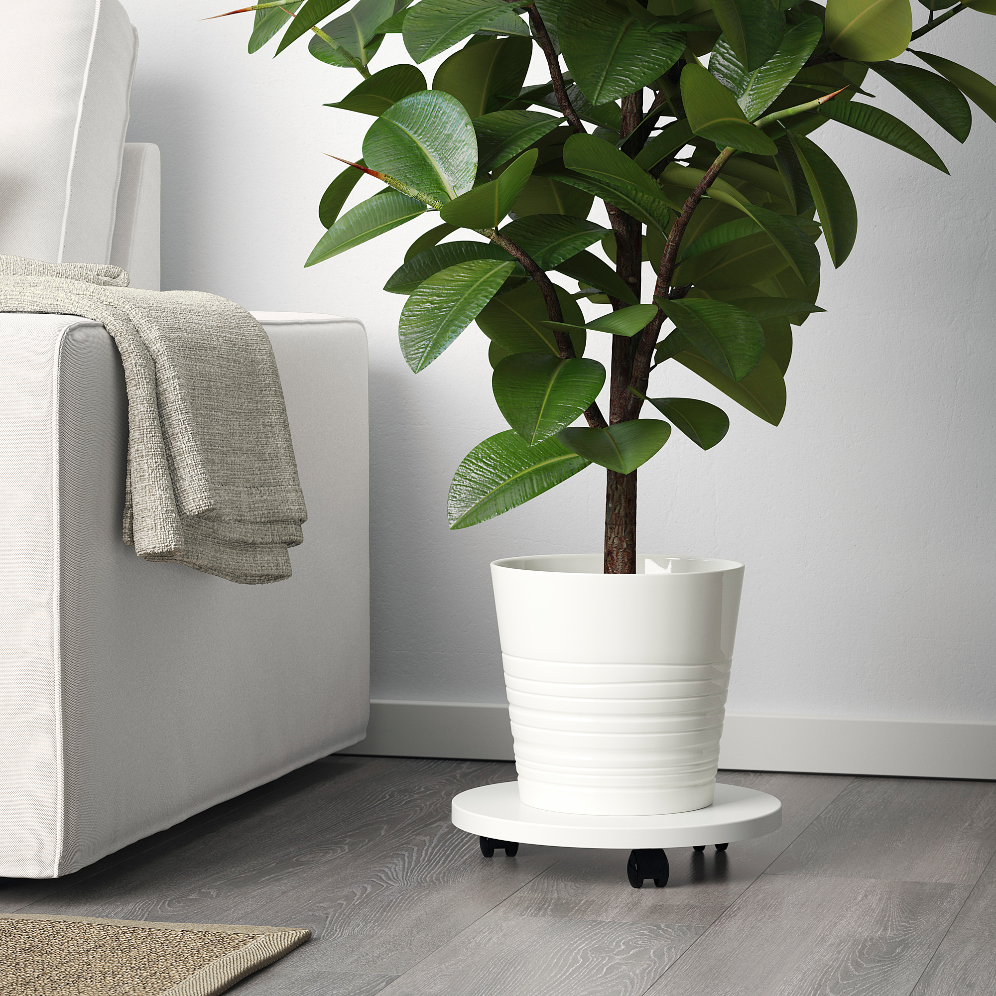 Muskot 花盆 白色 Ikea 線上購物
