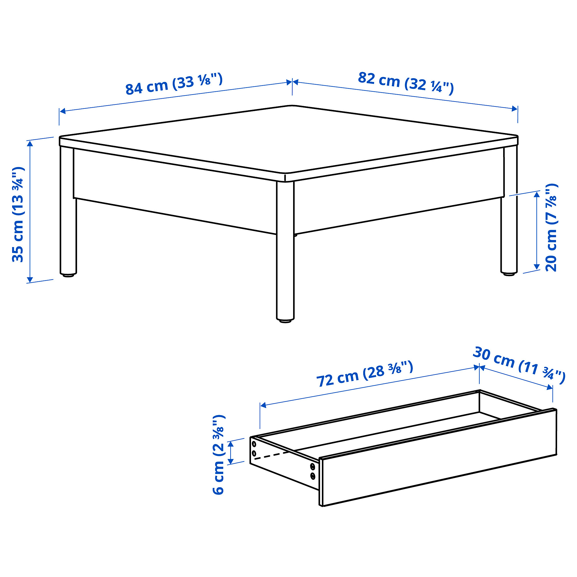 TONSTAD coffee table