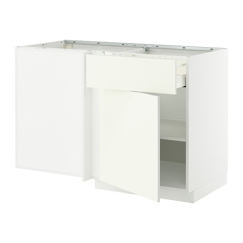 METOD/MAXIMERA corner base cab w drawer and shelf