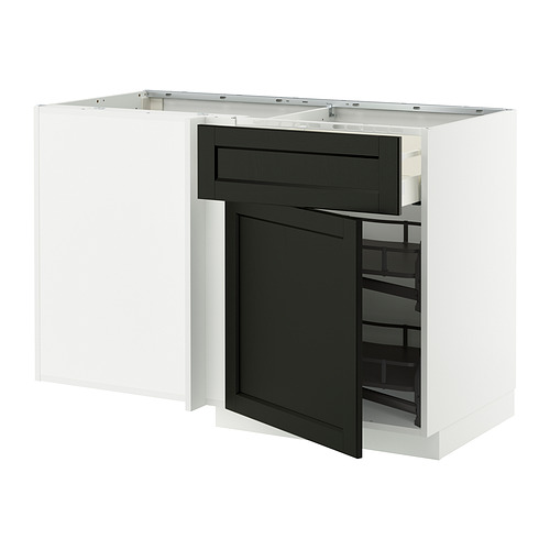 METOD/MAXIMERA corner base cab w drawer and p-out