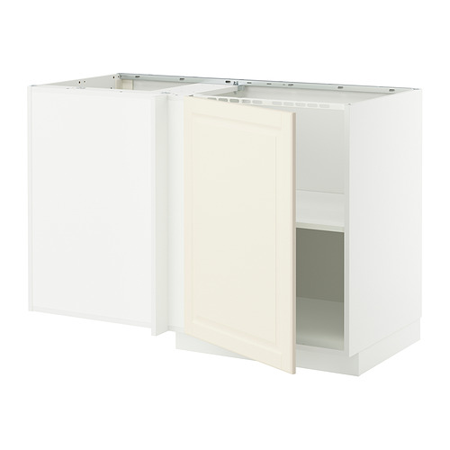 METOD corner base cabinet with shelf