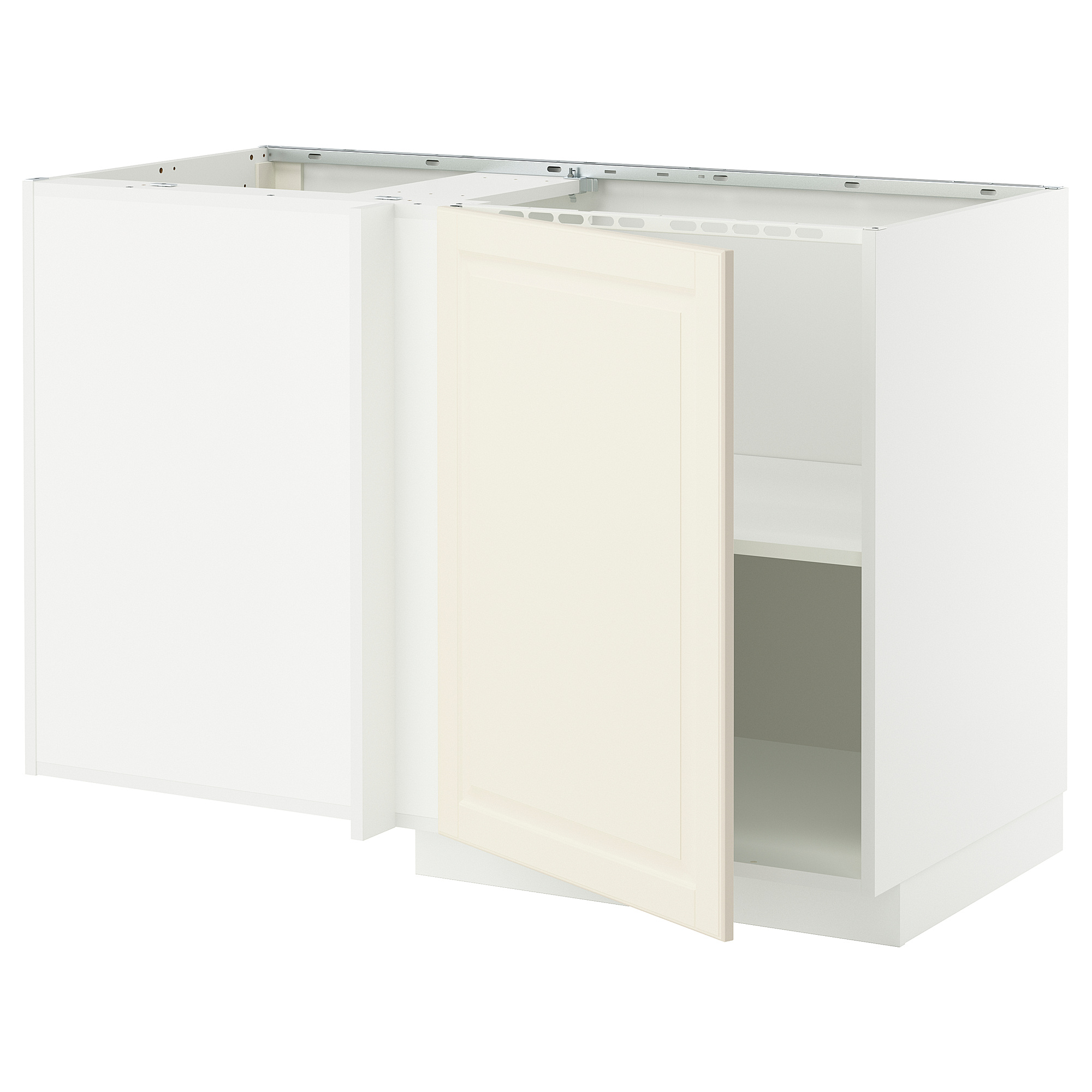 METOD corner base cabinet with shelf