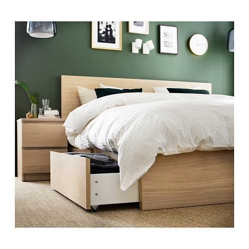 MALM bed storage box for high bed frame