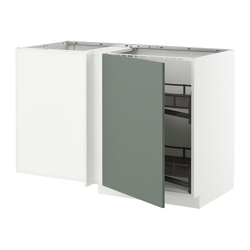 METOD corner base cab w pull-out fitting