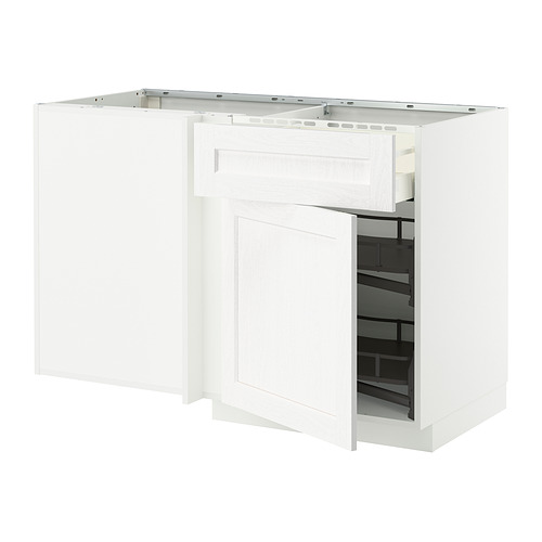 METOD/MAXIMERA corner base cab w drawer and p-out