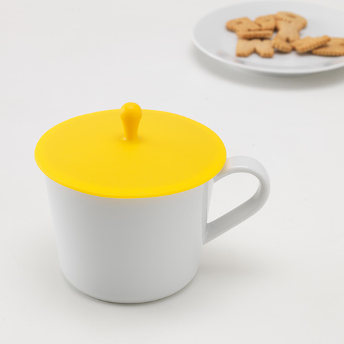 SMULFARE - lid for mug, silicone yellow | IKEA Taiwan Online - PE667788_S4