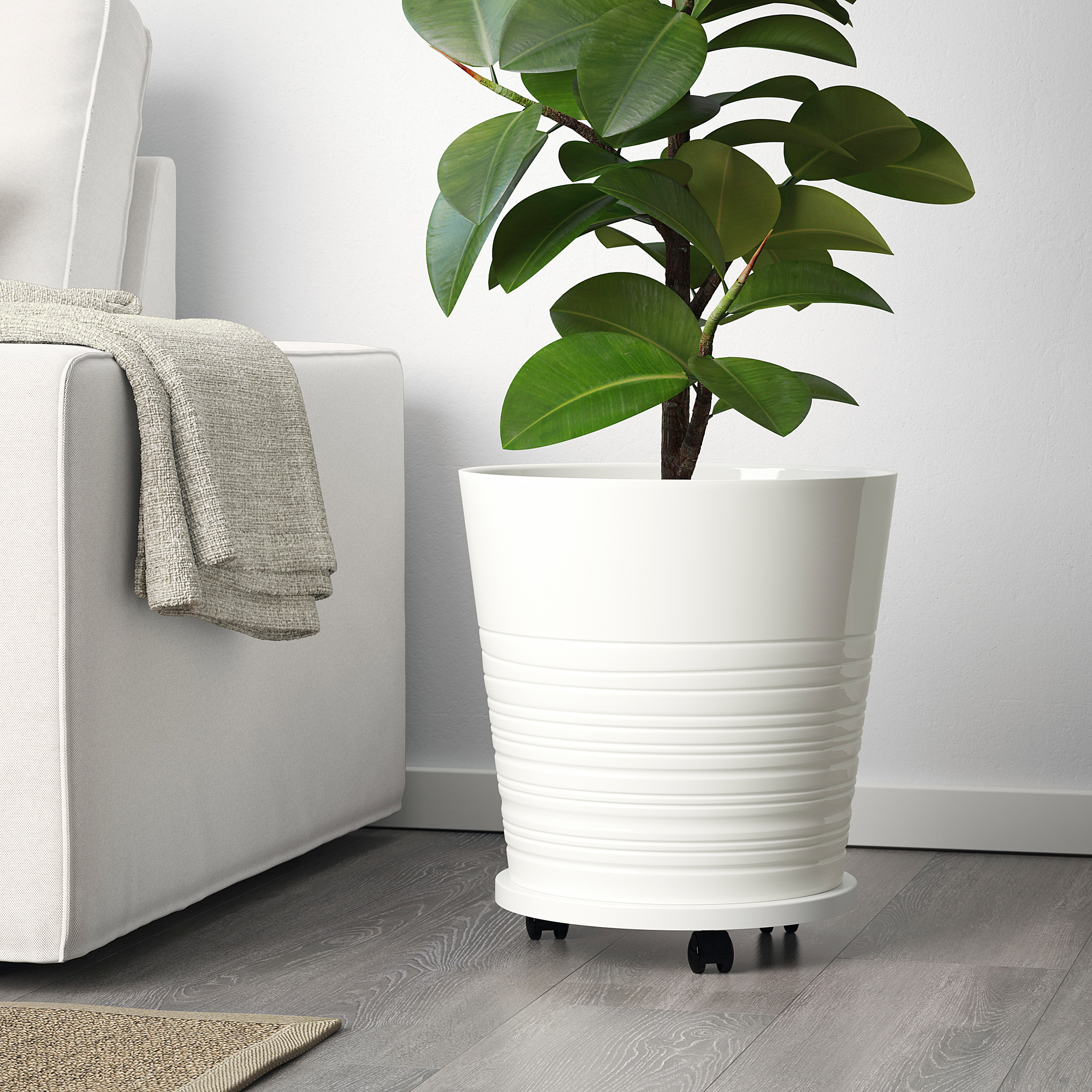 Muskot 花盆 白色 Ikea 線上購物