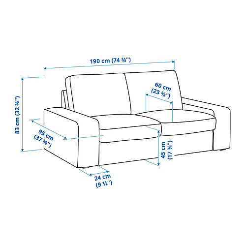 KIVIK 2-seat sofa