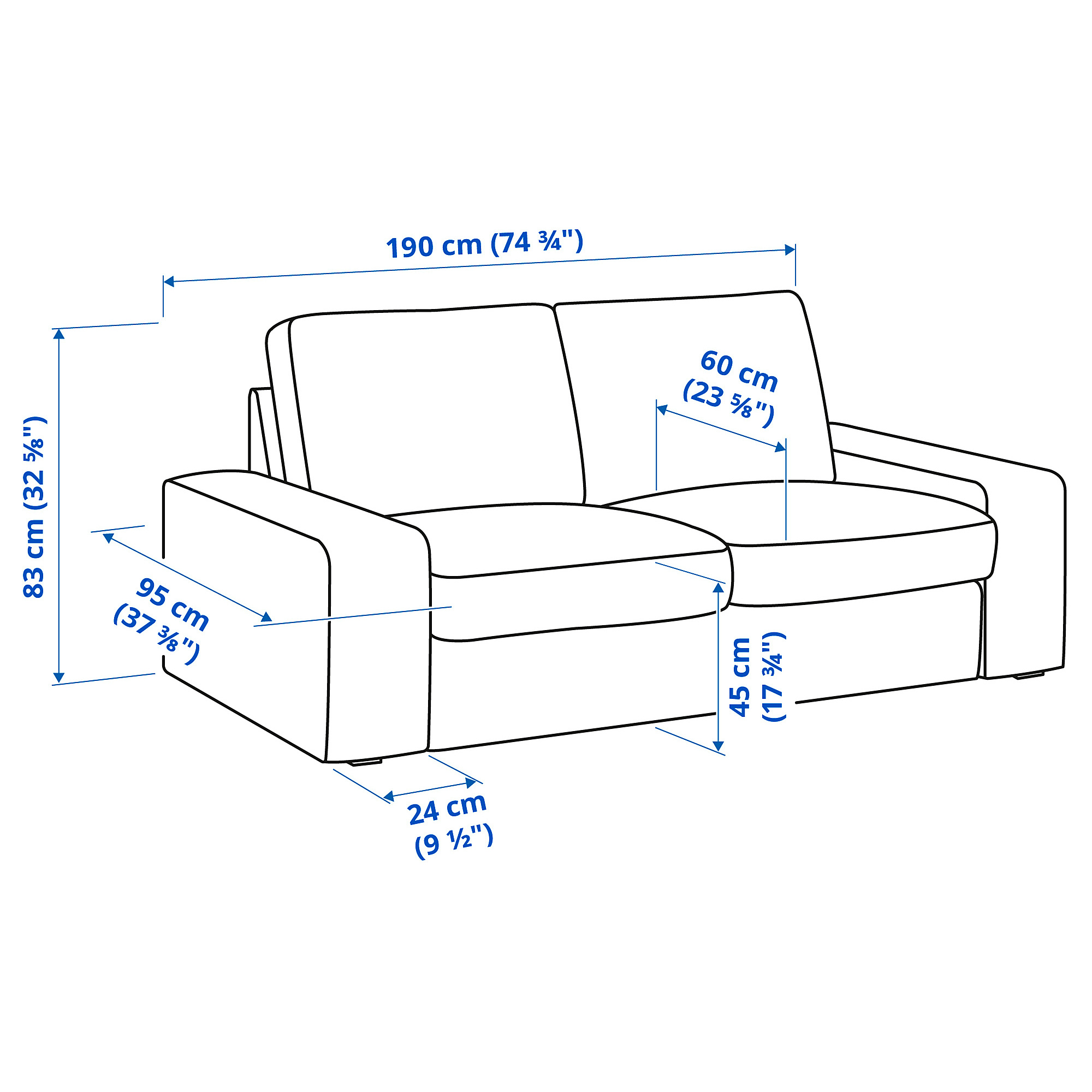 KIVIK 2-seat sofa