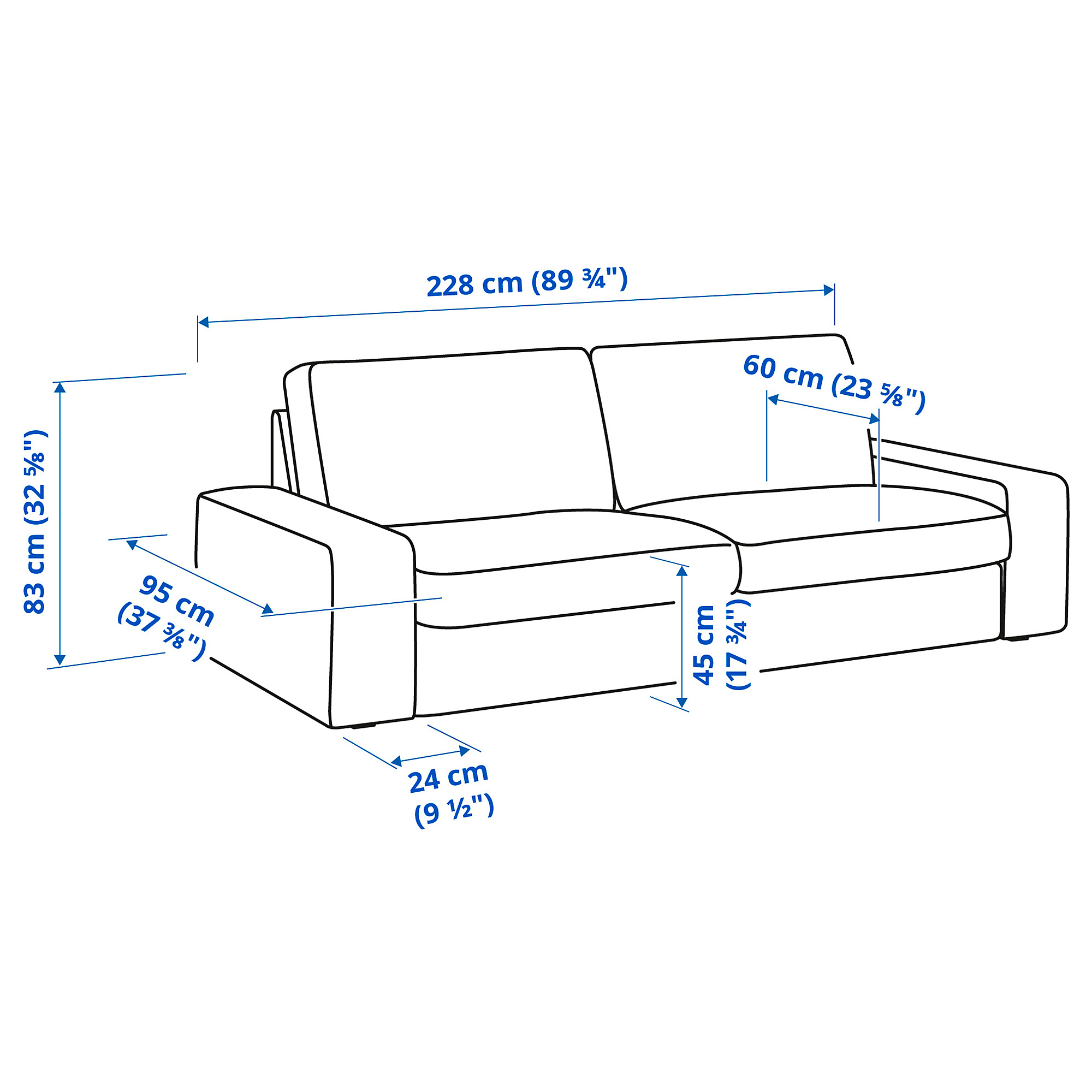 KIVIK 3-seat sofa