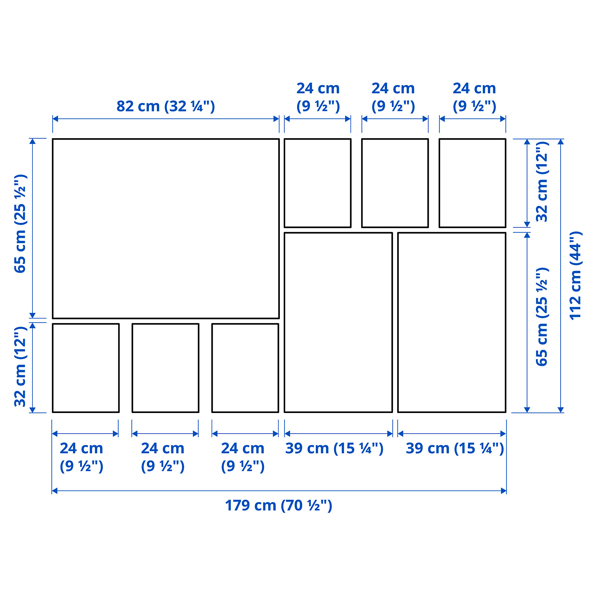 PJÄTTERYD picture, set of 9