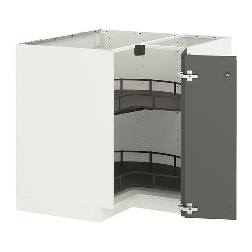 METOD corner base cabinet with carousel