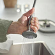 MAJSJÖN kitchen mixer tap pull down w spray