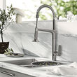MAJSJÖN kitchen mixer tap pull down w spray