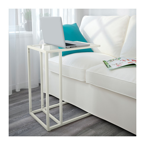 VITTSJÖ - 筆記型電腦桌, 白色/玻璃 | IKEA 線上購物 - PE564654_S4
