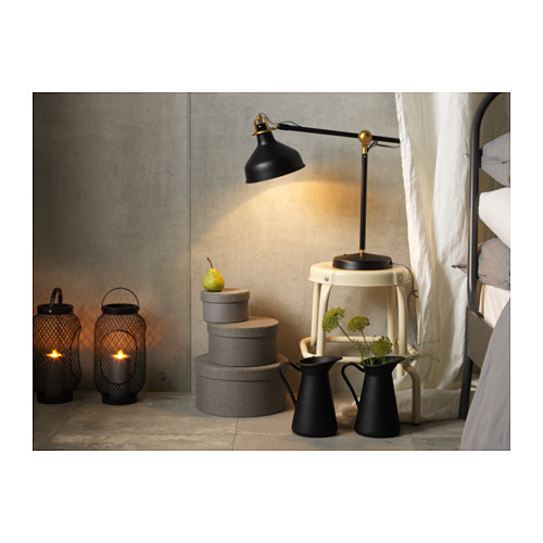 TOPPIG - 柱狀蠟燭燭台, 黑色 | IKEA 線上購物 - PH137720_S4
