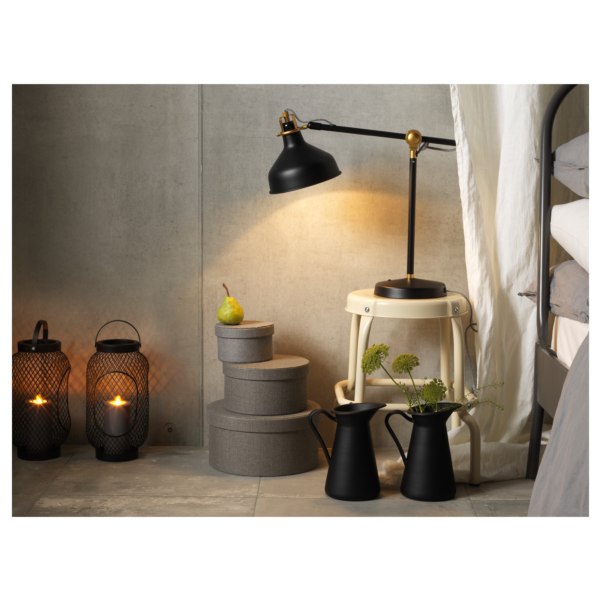 TOPPIG lantern for block candle