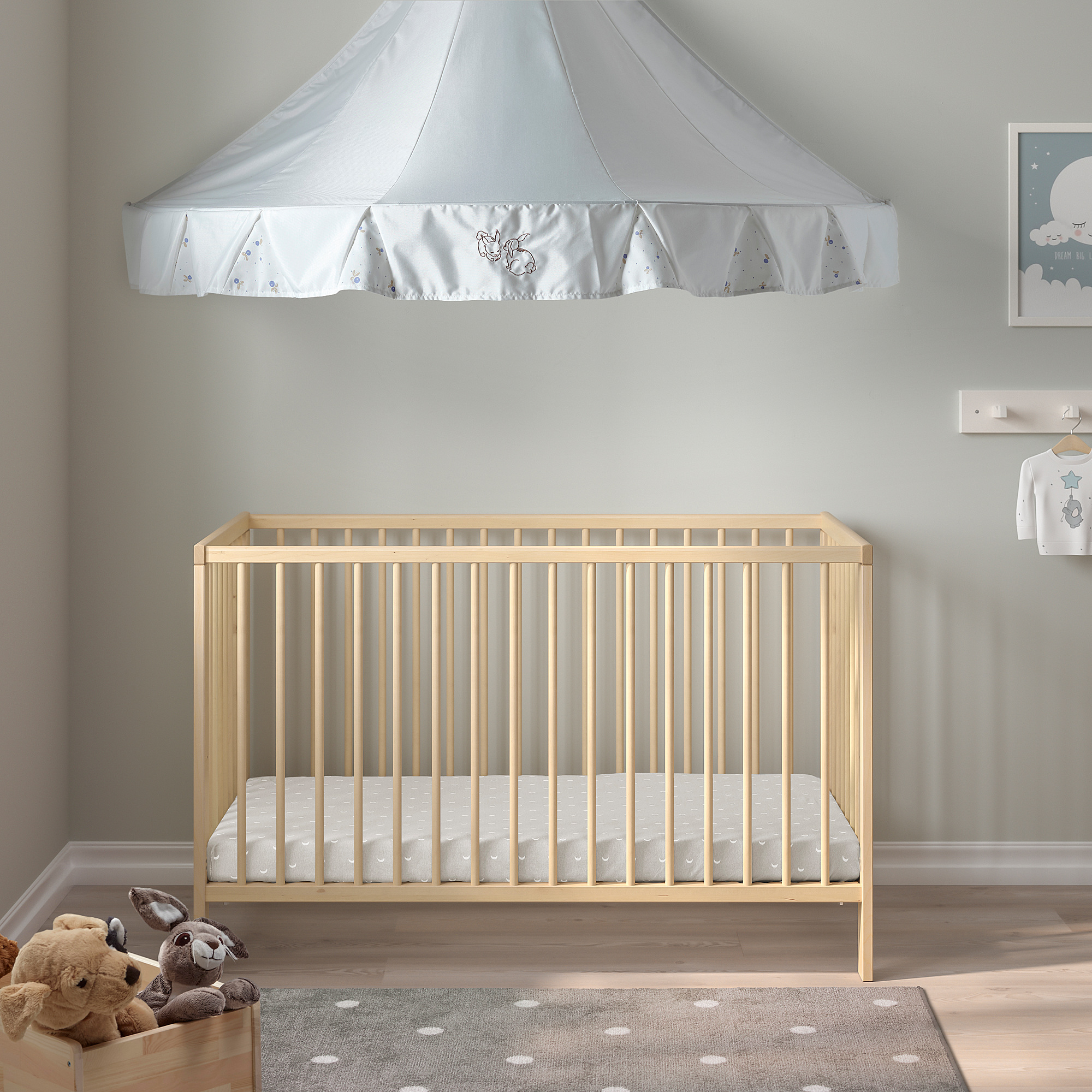 Ikea gulliver crib birch on sale