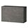 BESTÅ - wall-mounted cabinet combination, black-brown/Kallviken dark grey | IKEA Taiwan Online - PE824373_S1