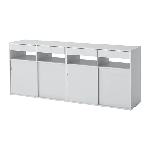 SPIKSMED - 收納組合, 淺灰色, 195x40x79 公分 | IKEA 線上購物 - PE937264_S4