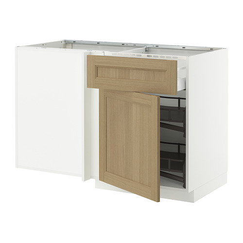 METOD/MAXIMERA corner base cab w drawer and p-out