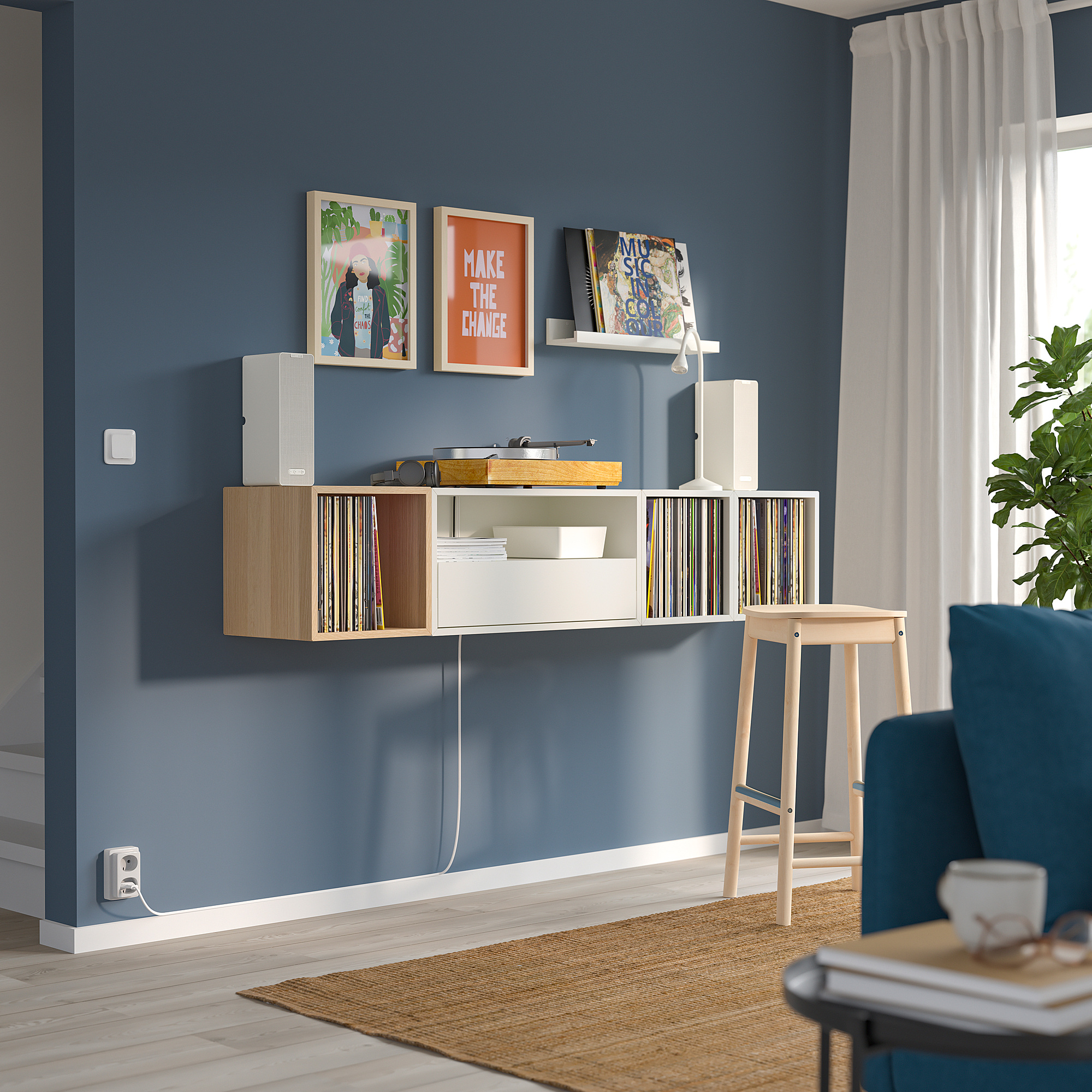 EKET media storage combination
