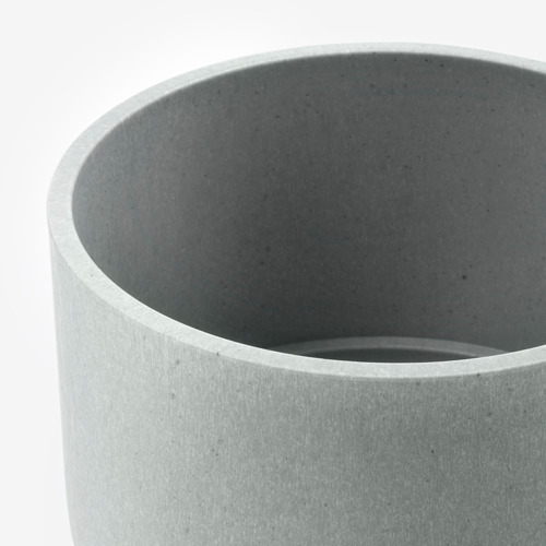NYPON - plant pot, in/outdoor grey | IKEA Taiwan Online - PE700330_S4