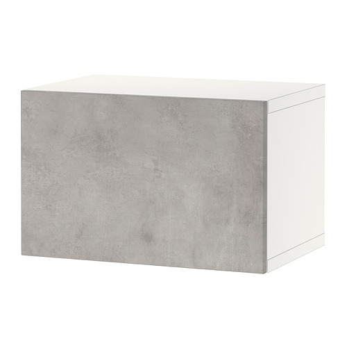 BESTÅ - shelf unit with door, white/Kallviken light grey | IKEA Taiwan Online - PE824416_S4