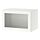 BESTÅ - 上牆式收納櫃組合, 白色/Ostvik 白色/透明玻璃 | IKEA 線上購物 - PE824414_S1