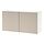 BESTÅ - wall-mounted cabinet combination, white Lappviken/light grey/beige | IKEA Taiwan Online - PE824452_S1